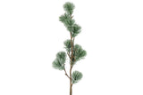 Countryfield kunsttak pinus sphaera groen kunststof 14x10x64cm - afbeelding 2
