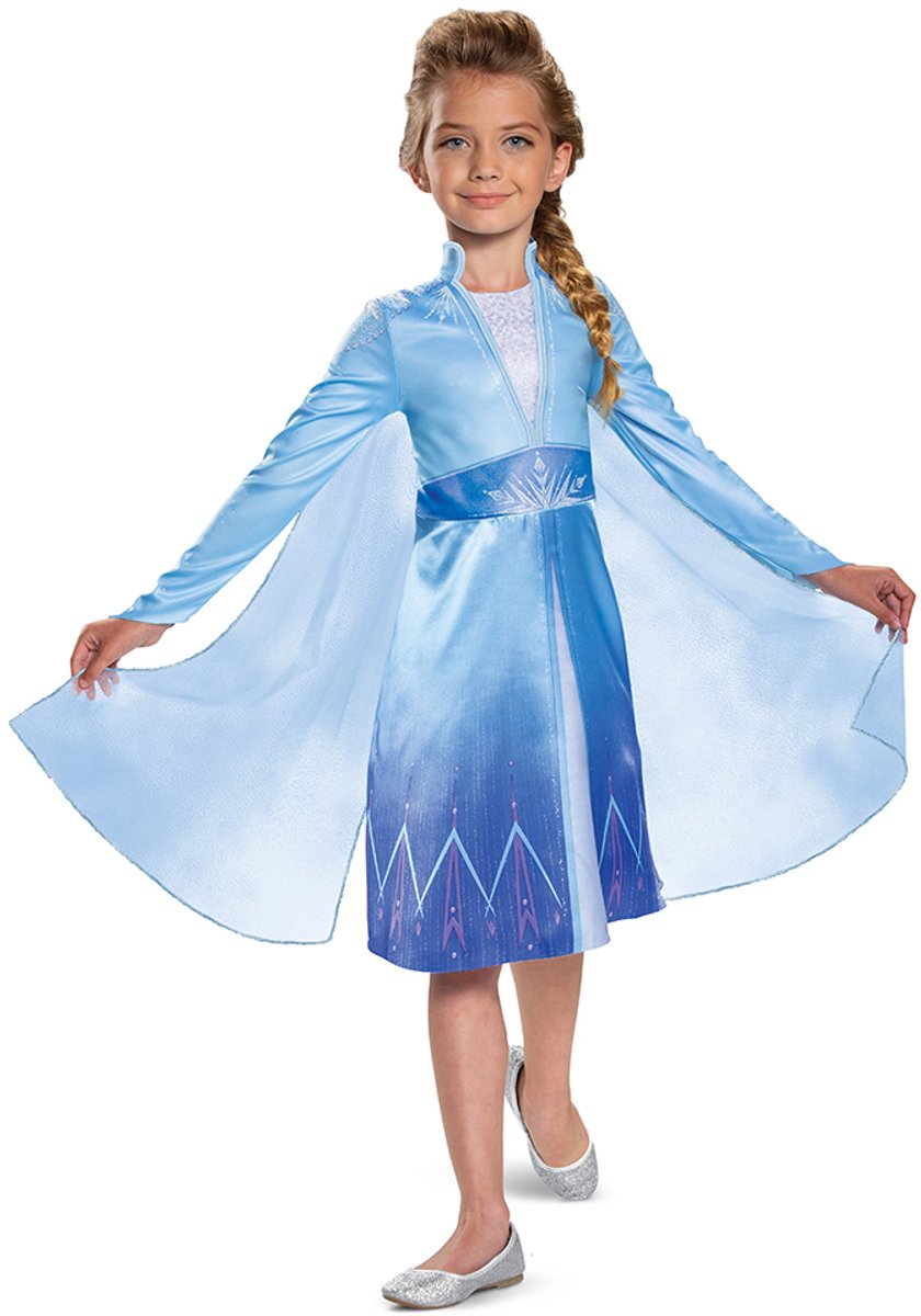 Disguise verkleedpak disney frozen 2 classic elsa - maat 110 116
