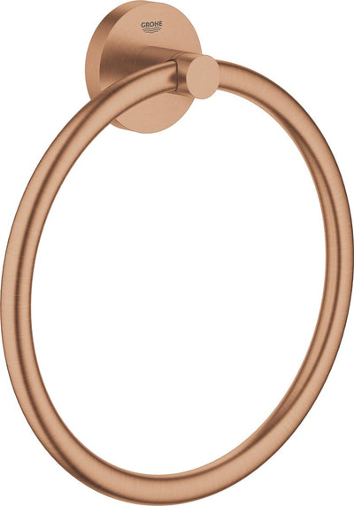Grohe essentials handdoekring - sunset gold (mat brons)