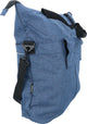 Dresco enkele fietstas blauw – 18 liter – ook als shopper of schoudertas te gebruiken - extra voorvak - spatwaterdicht polyester – 2 bevestigingshaken - verstelbare schouderriem - verstevigde bodem - reflecterende accenten - afmeting 49x45x18cm