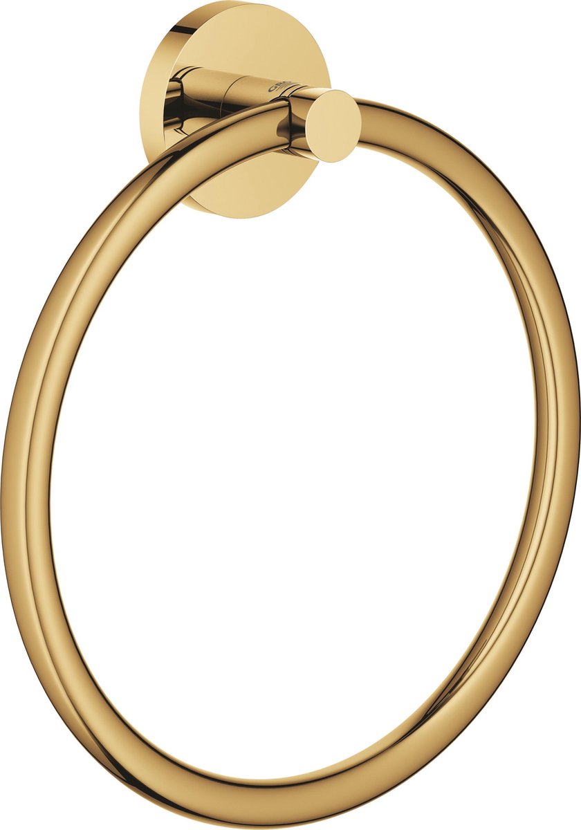 Grohe essentials handdoekring - 18cm - rond - cool sunrise (goud)