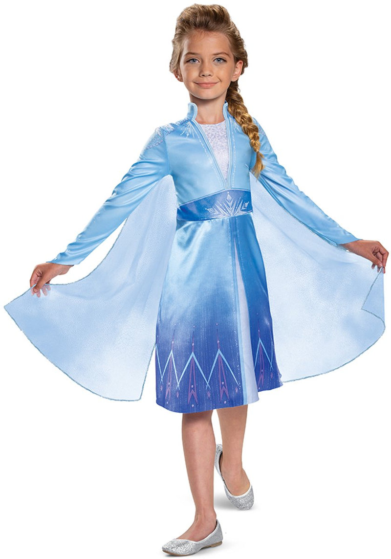 Disguise disney frozen elsa officiële klassieke jurk, maat s (5 - 6 jaar), meisjes