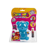 Jiggly pets gummymals gummy bear 12 cm + licht en geluid blauw - afbeelding 1