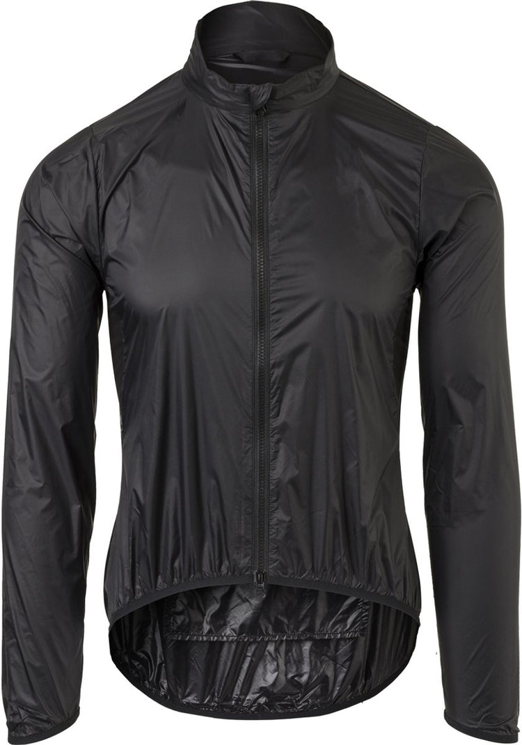 Agu wind fietsjack ii essential heren - zwart - xxl - winddicht - two-way rits