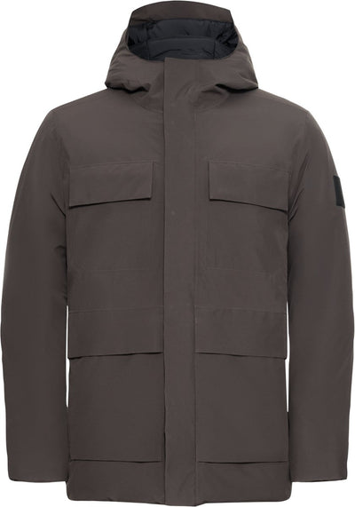 Jack wolfskin brandenburger jkt m heren outdoorjas - peat