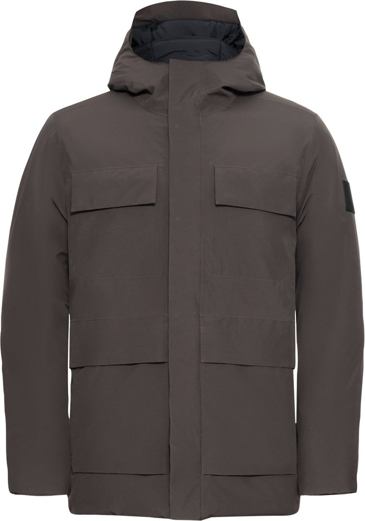 Jack wolfskin brandenburger jkt m heren outdoorjas - peat
