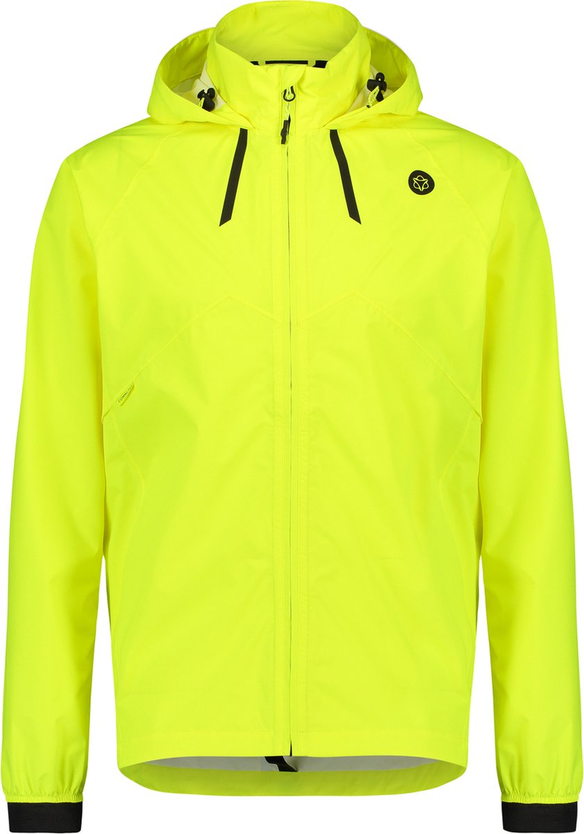 Agu compact regenjas commuter heren hi-vis geel