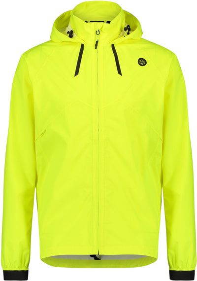 Agu compact regenjas commuter heren - neon geel - m