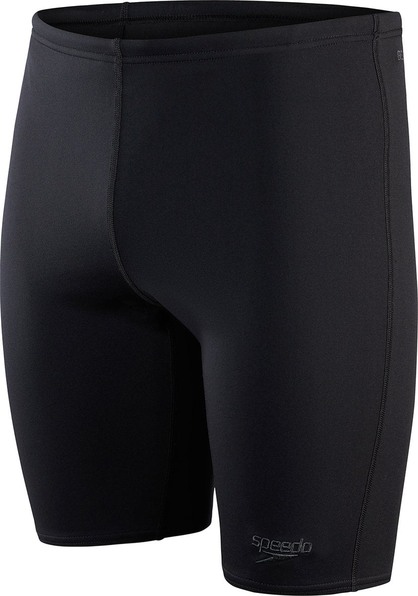 Speedo endurance+ v-cut jammer heren - strakke zwembroek heren - chloorbestendige zwembroek mannen - sportzwembroek heren met trekkoord - zwart - s