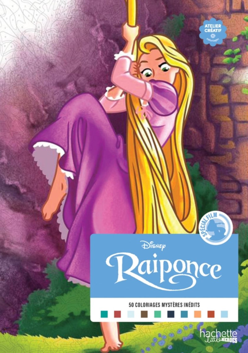 Hachette atelier créatif disney spécial film coloriages mysteres special film - raiponce