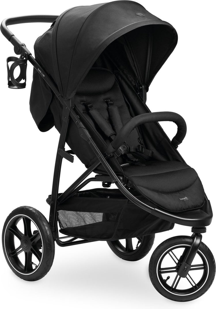Hauck rapid 3 air - buggy - lucht wiel - geschikt voor stad en bos - black