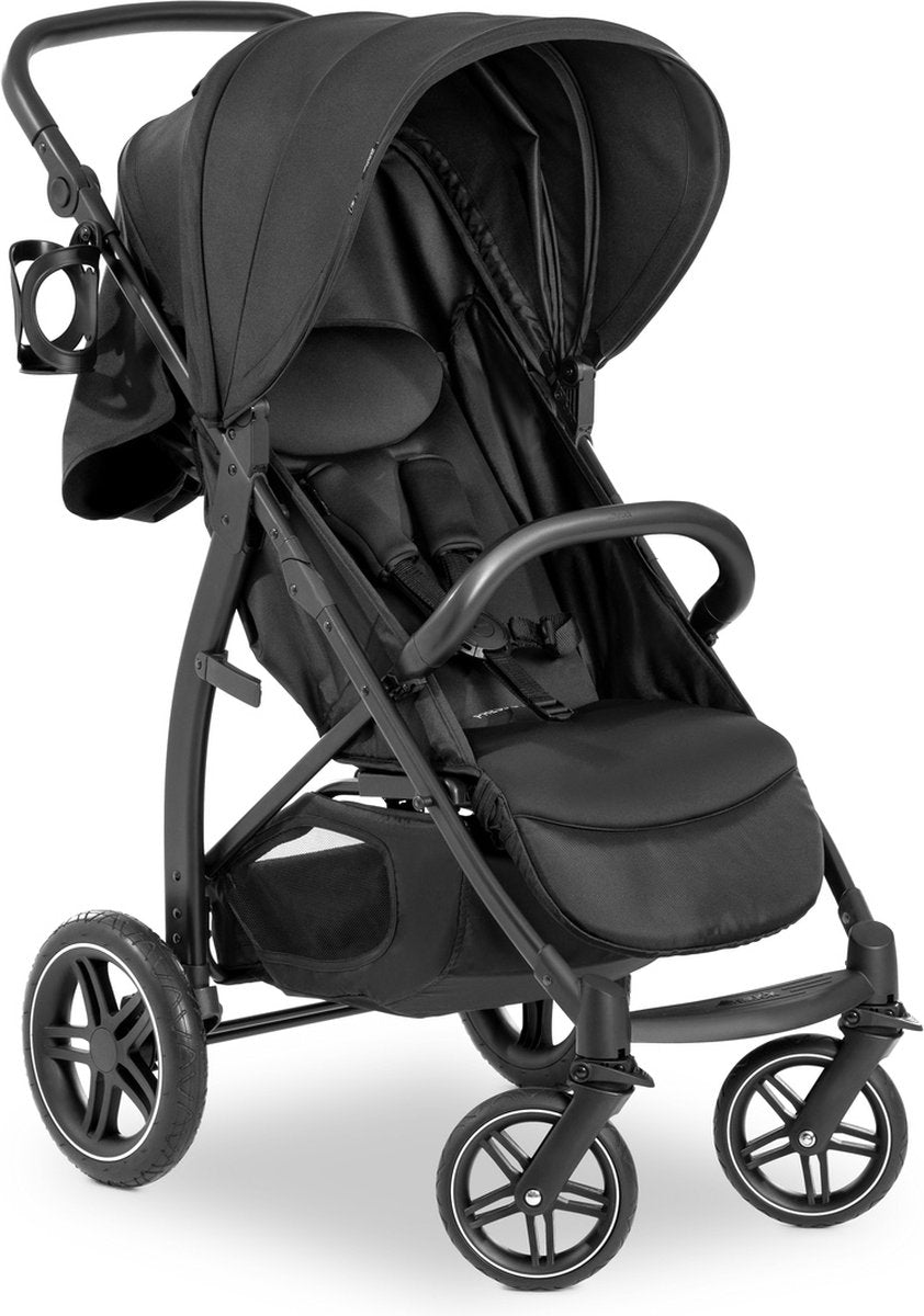 Hauck rapid 4d air buggy - luchtwielen en rubberbanden - zwart