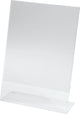 Sigel - tafelstandaard - a4 - glashelder - schuin - l-standaard - acrylkaarthouder - si-ta210