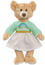 Heless knuffel pluche teddy rainbow , 42cm - afbeelding 1