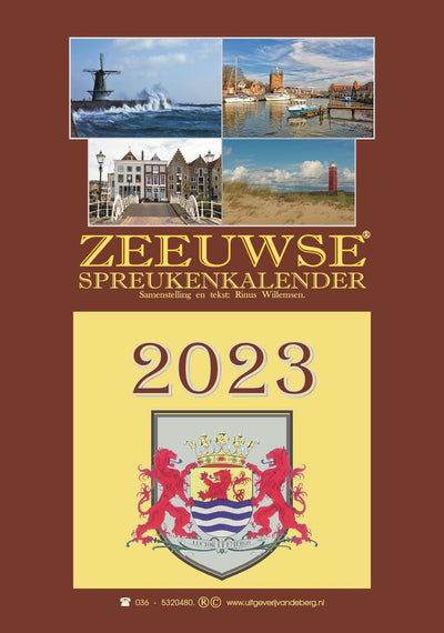 Merkloos sans marque zeeuwse spreukenkalender 2023