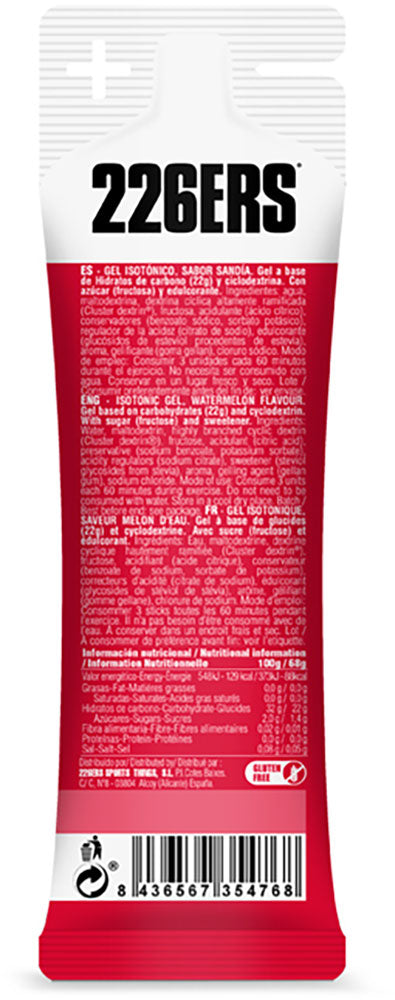 226ers isotonic gel 100mg caffeine cola 68g