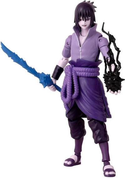 Bandai - anime heroes - naruto shippuden - sasuke uchiha anime helden figuur 17 cm - sasuke rinnegan mangekyo sharingan actiefiguur - officieel gelicenseerd - speelgoed voor kinderen 4+ - 36962