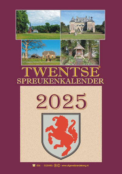 Merkloos sans marque twentse spreukenkalender 2025