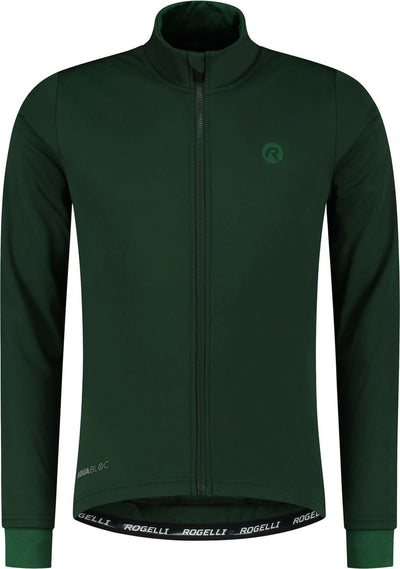Rogelli essential fietsjack winter - heren - leger groen - maat xl