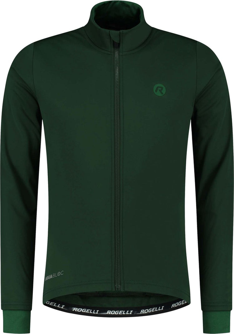 Rogelli essential fietsjack winter - heren - leger groen - maat xl