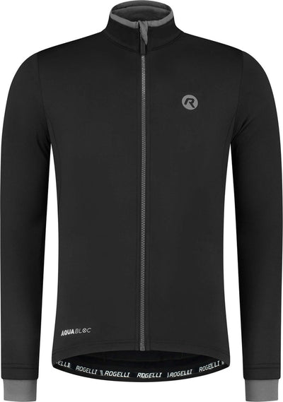 Rogelli essential fietsshirt - lange mouwen - heren - zwart - maat xl