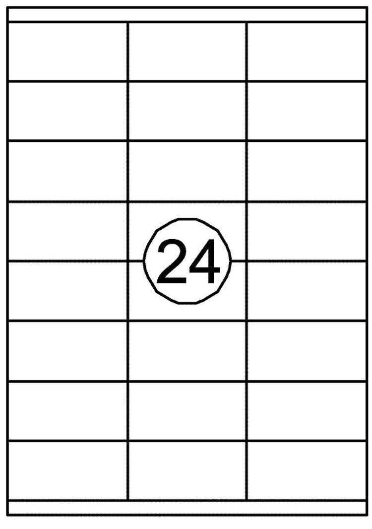 Merkloos sans marque quantore printeretiketten 70mmx35mm