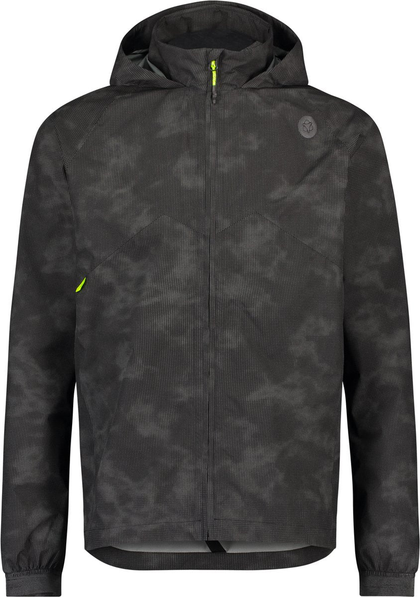Agu compact regenjas commuter heren reflectie zwart