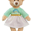 Heless knuffel pluche teddy rainbow, 32cm