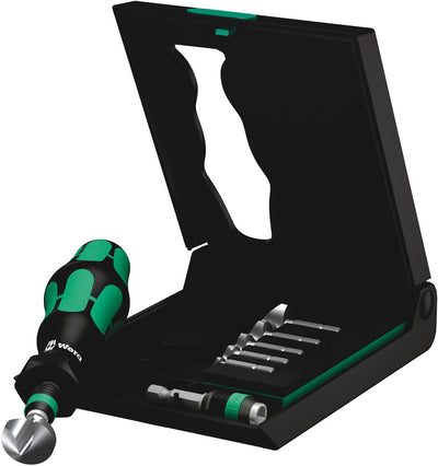 Wera 845 8 verzink bit-set, 8‑delig bitset (zwart groen)