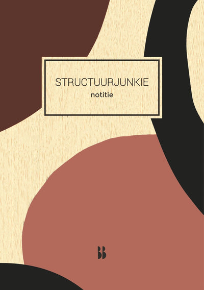 Structuurjunkie - notitieboek (oudroze)