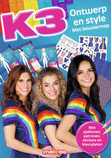 K3 designmap - ontwerp en style - met bewaarmap - afbeelding 1