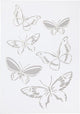 Viva decor flexibel sjabloon vlinders – decoratie sjabloon – diy stencil voor knutselen en scrapbooking – a4