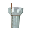 Decoris regenmeter vlinder metaal h83cm
