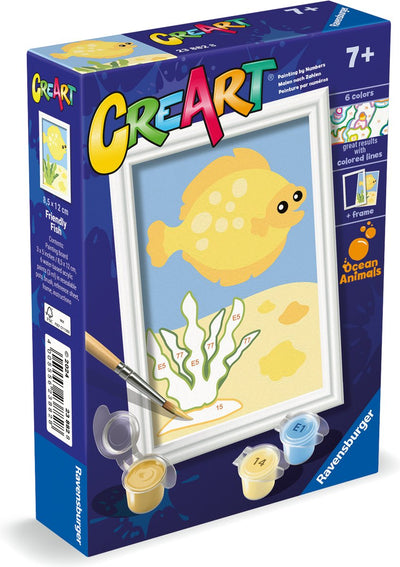 Ravensburger creart schilderen op nummer - trendy fish