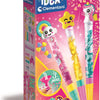 Clementoni idea - glitterpennen - knutselpakket vol accessoires - het creatieve cadeautje - glitterpennen maken - vanaf 6 jaar