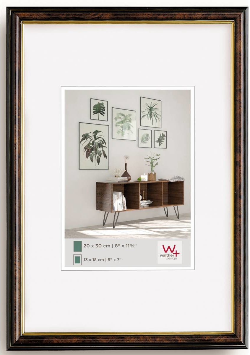 Walther smell - fotolijst - fotoformaat 15x20 cm - noten