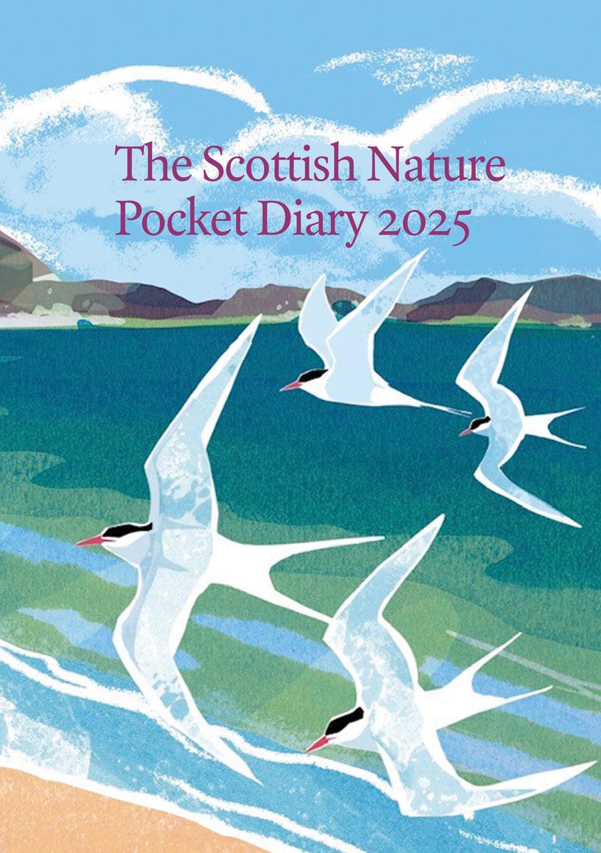 Scottish nature pocket diary 2025