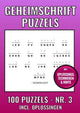 Merkloos sans marque geheimschrift puzzelboek nr. 3 - 100 puzzels - incl. uitleg, tips en oplossingen