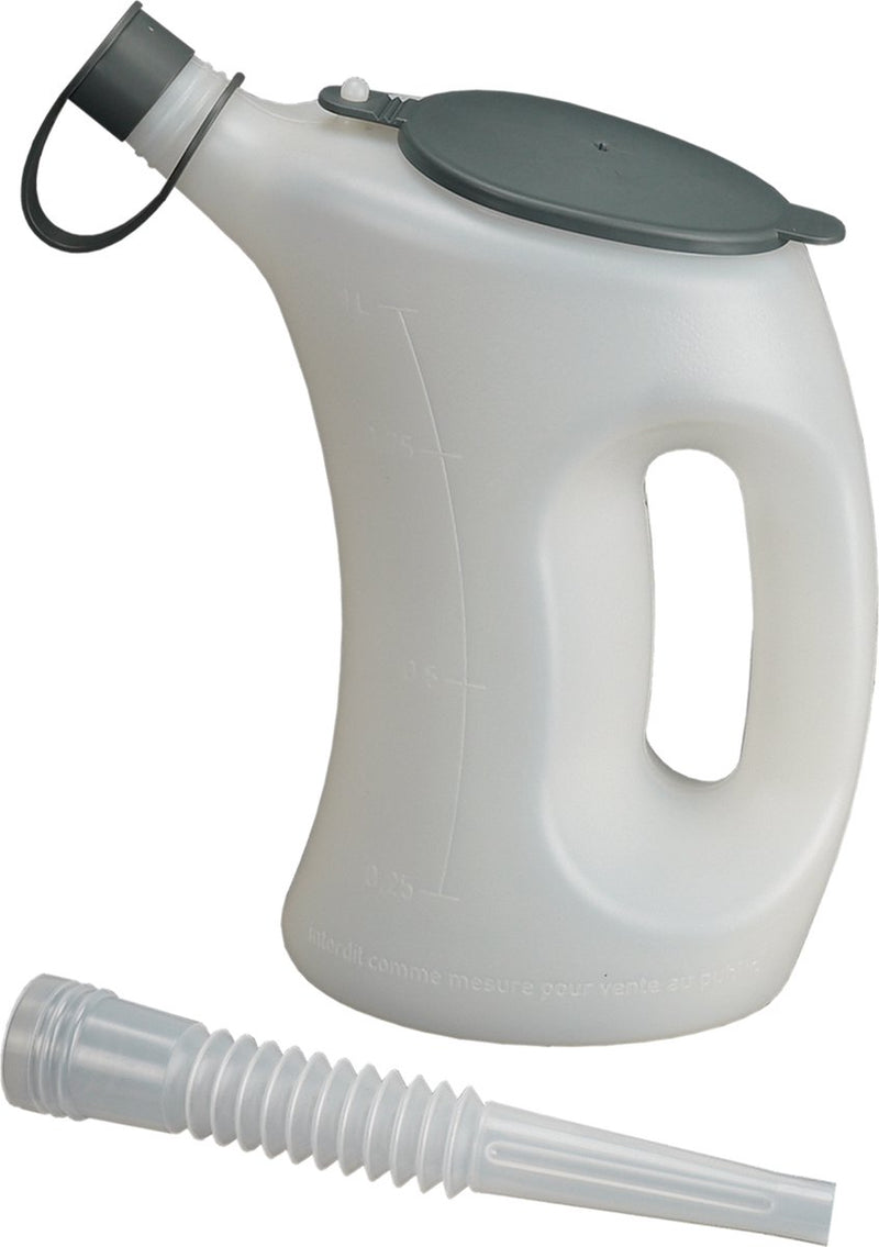 Pressol schenkkan 1l met deksel, dop en flex tuit