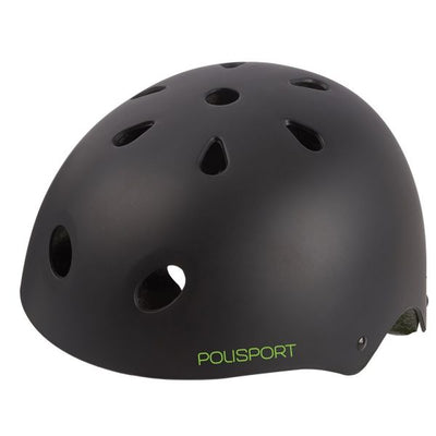 Polisport urban radical fietshelm s 53-55cm graffiti zwart groen
