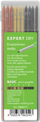 Expert marking tools expert dry navulset basic 4x grafiet 3x geel rood