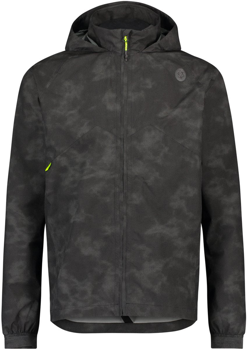 Agu compact regenjas commuter heren reflectie zwart