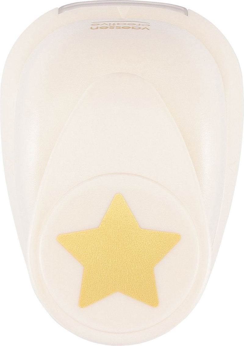 Vaessen creative pons - figuurpons - ster - 2,3 x 2,4 cm
