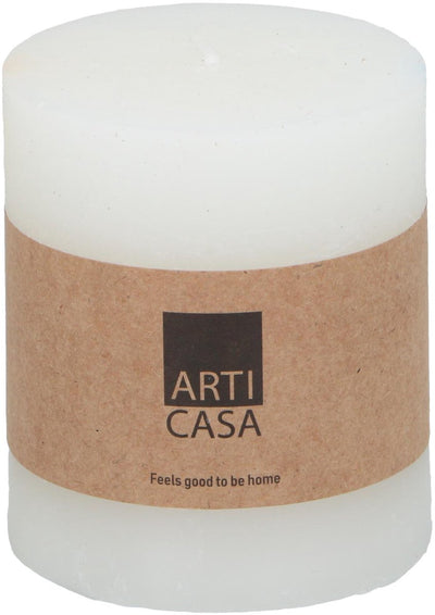 Arti casa stompkaars ø7 x 8 cm - 30 branduren - wit