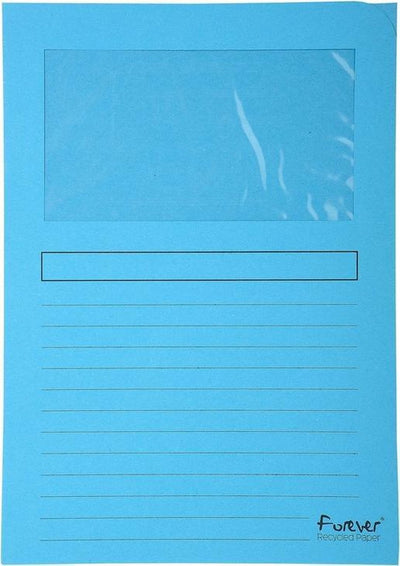 Exacompta l-map forever | voor ft a4 | pak van 25 stuks | lichtblauw