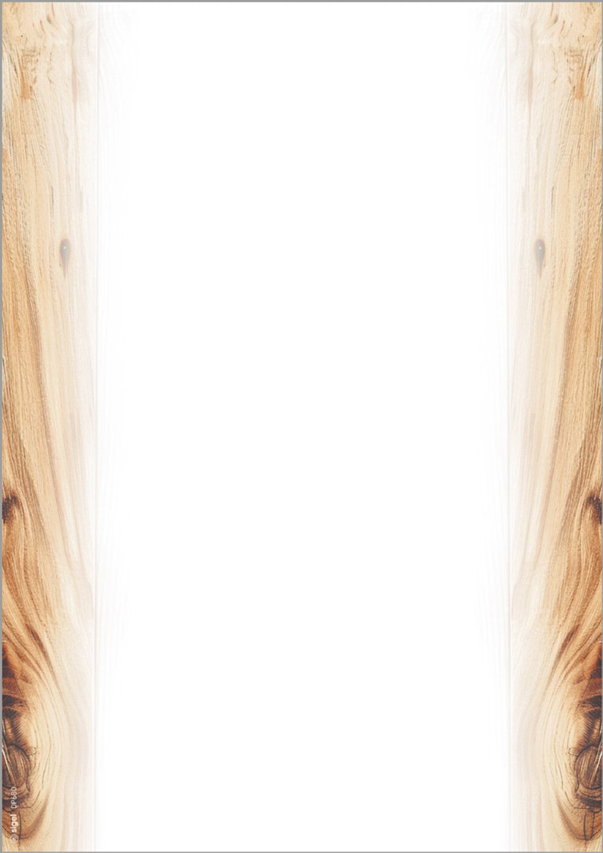 Merkloos sans marque designpapier sigel a4 90grs oak 2 - pak 100 vel