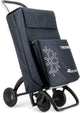 Rolser boodschappentrolley 4 wielen - thermo fresh mf - 4.2 - marengo