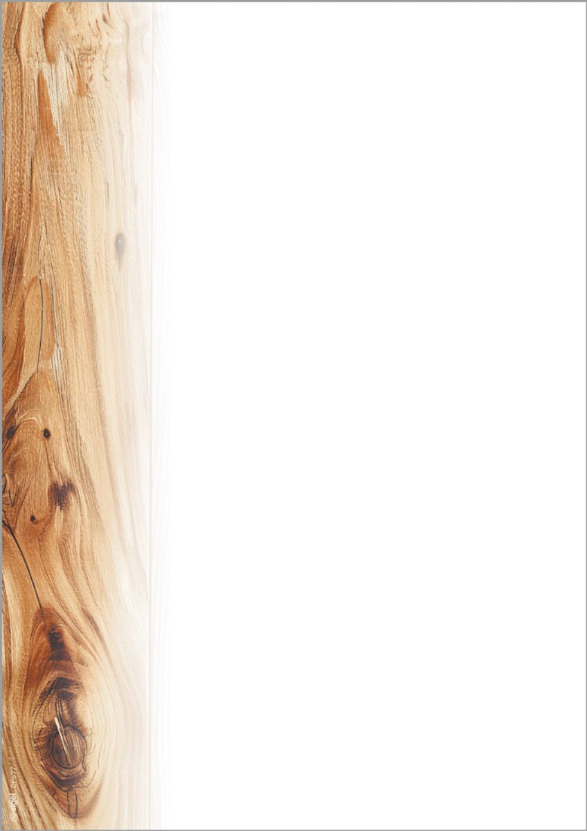 Merkloos sans marque sigel designpapier formaat a5 90 grams oak 2 pak 100 vel briefpapier