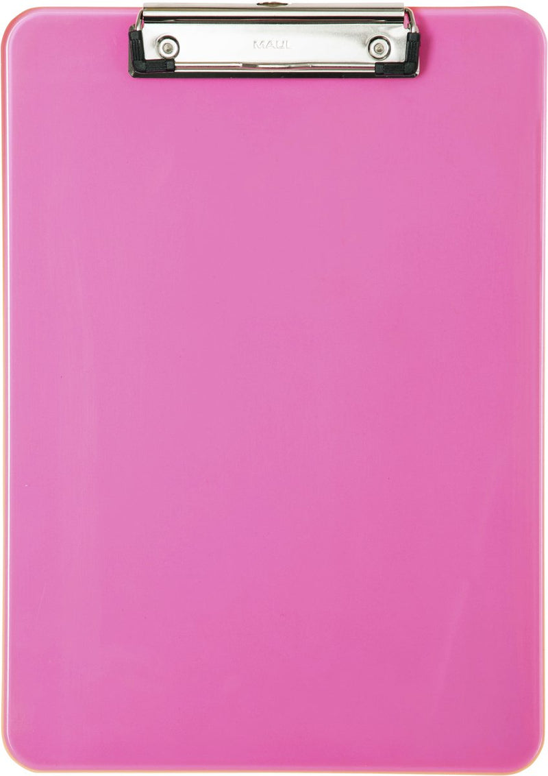 Maul klembord a4 staand kunststof neon roze