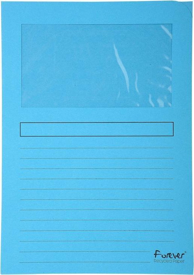 Exacompta l-map forever | voor ft a4 | pak van 25 stuks | lichtblauw